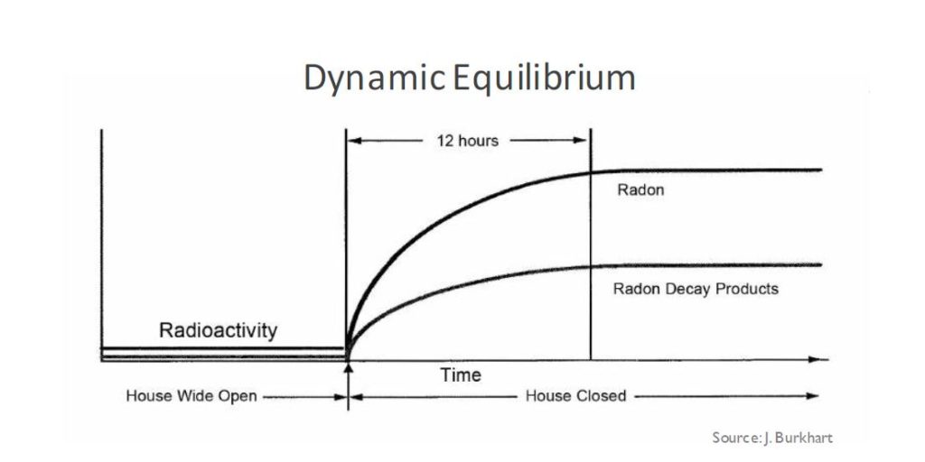 radon dynamic equilibrium